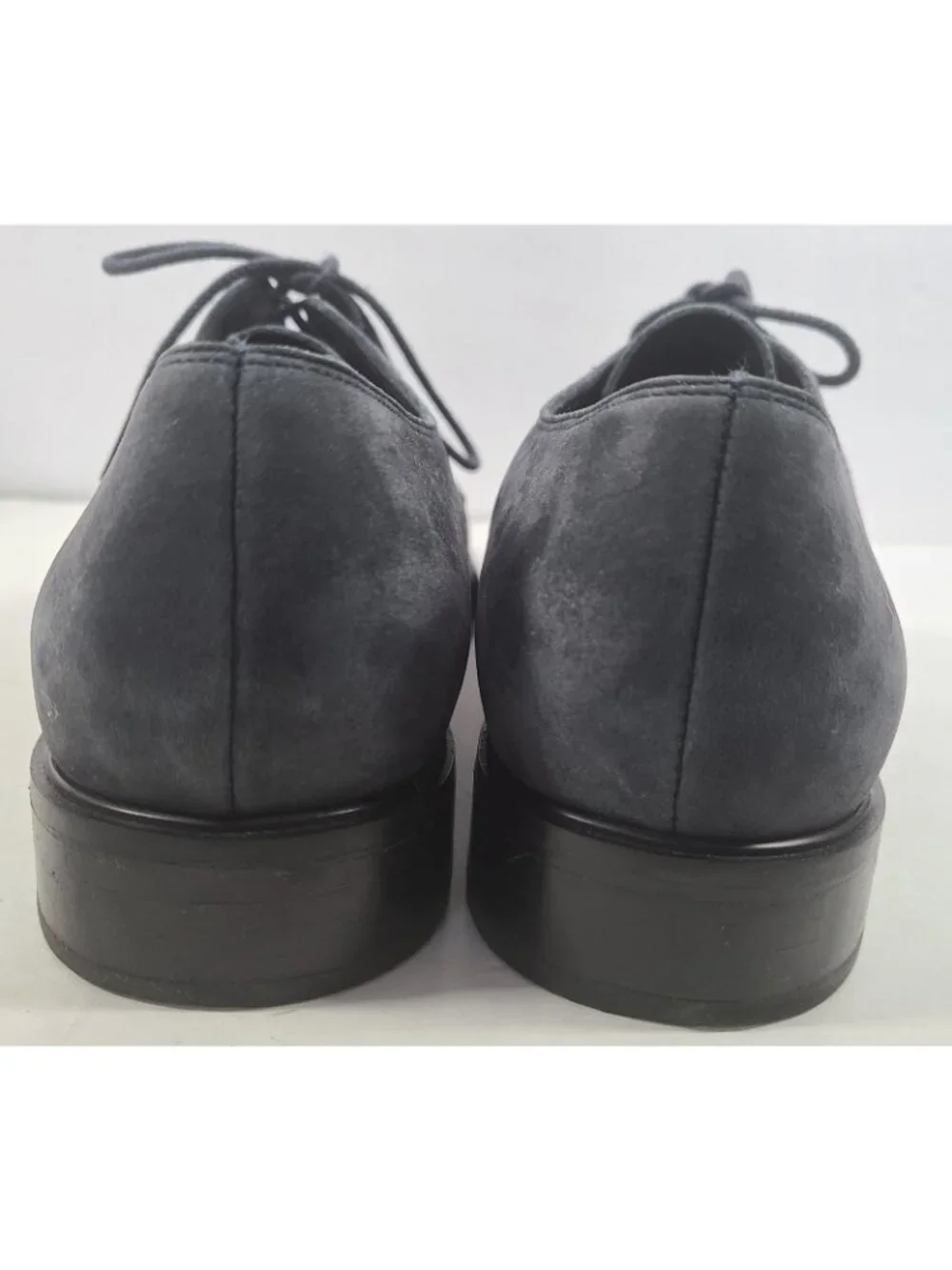 Rockport Womens Suede Shoes Lace Up Size 8 Gray Casual Comfort